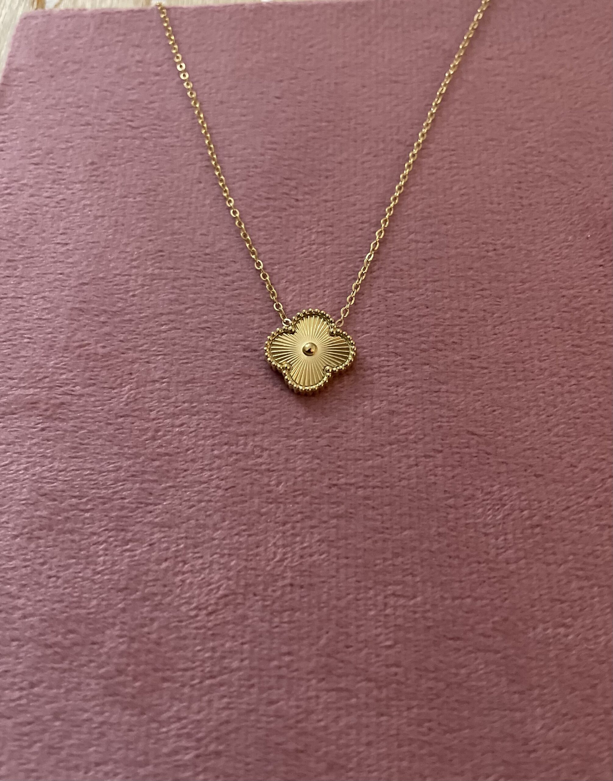 Golden Clover Pendant