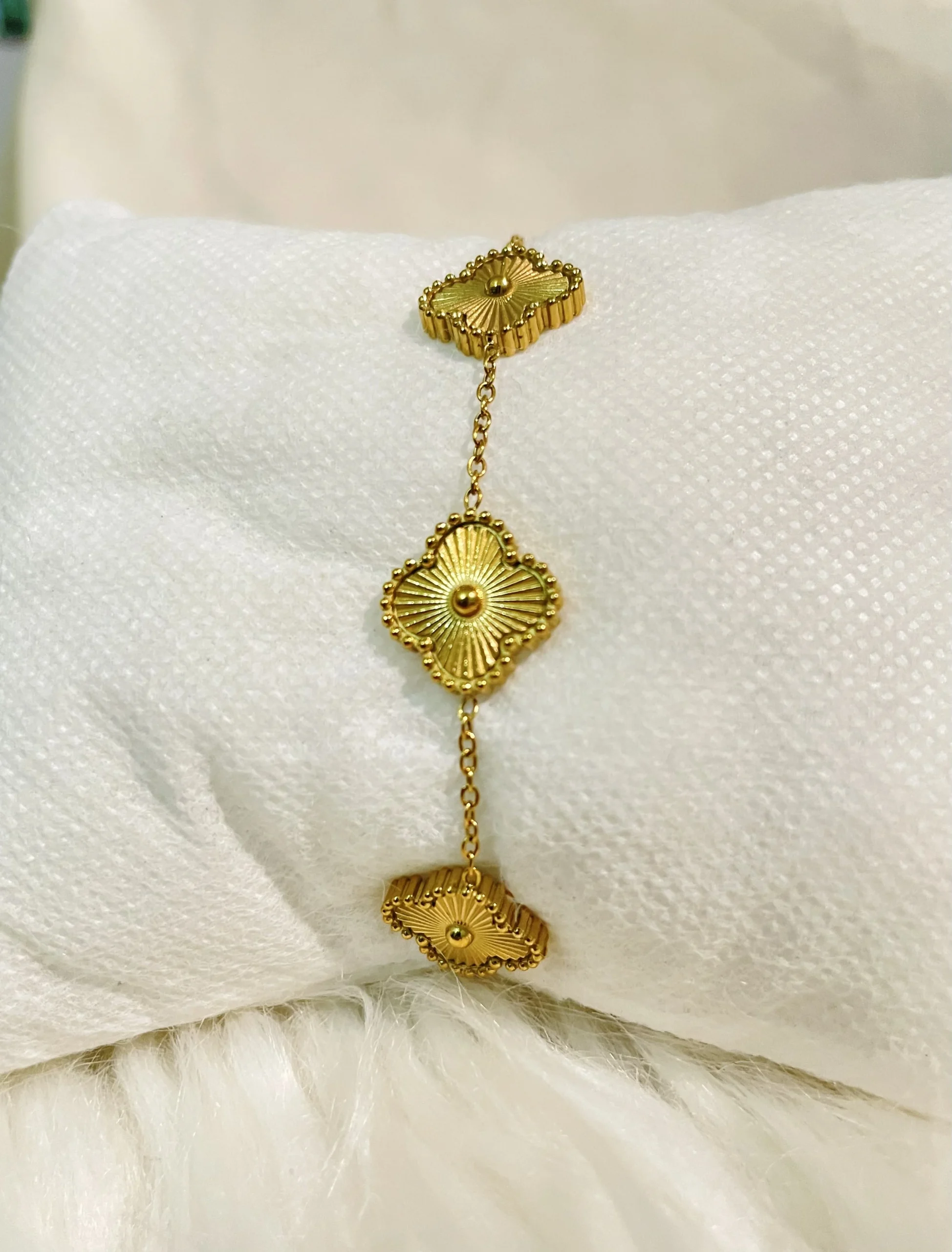 Golden Clover Bracelet